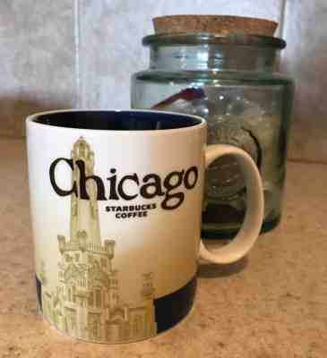 New Starbucks Chicago 16oz Coffee Mug City Series Collection - Sold on eBay Feb, 21st 2019 for $17.00