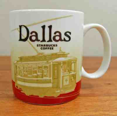 2009 Starbucks City Collector Series Dallas Texas Coffee Mug 16 oz - Sold on eBay Feb, 17th 2019 for $9.50