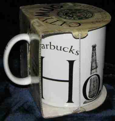 HOUSTON Starbucks Mug - City Mug Series - 1994 - USA Seller  - NIB - Brand New - Sold on eBay Feb, 20th 2019 for $16.00