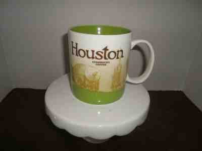 Starbucks Coffee Tea Mug Houston Texas White Green 2012 16 Ounce - Sold on eBay Feb, 15th 2019 for $9.95