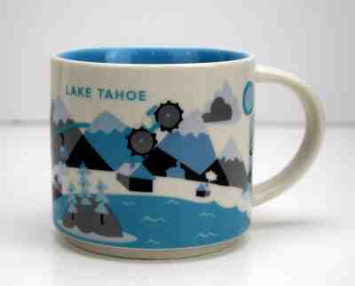 Starbucks Lake Tahoe Coffee Mug Cup 2013 YAH You Are Here City 14 fl oz  - Sold on eBay Feb, 18th 2019 for $34.99