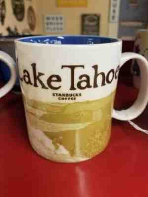 Starbucks 16 oz Lake Tahoe Global Icon Collector Series 2012 Coffee Cup Mug - Sold on eBay Feb, 15th 2019 for $24.50