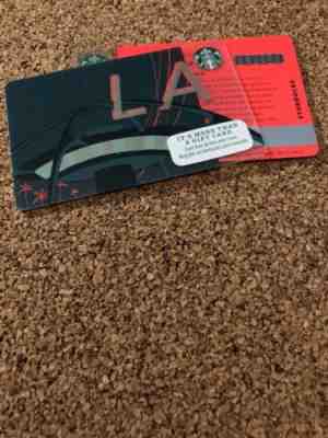 Starbucks City Card LA 2015 New Pin Intact #6108 - Sold on eBay Feb, 19th 2019 for $1.25