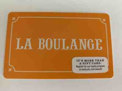 La Boulange Starbucks Co-Brand Gift Card 2014 Rare Limited $0 French Bakery VHTF - Sold on eBay Feb, 16th 2019 for $1.99