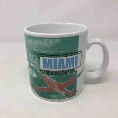 Vintage Starbucks Miami Mug 1998 Large Coffee Cup 90’s Miami Sunset Scene - Sold on eBay Feb, 19th 2019 for $12.99