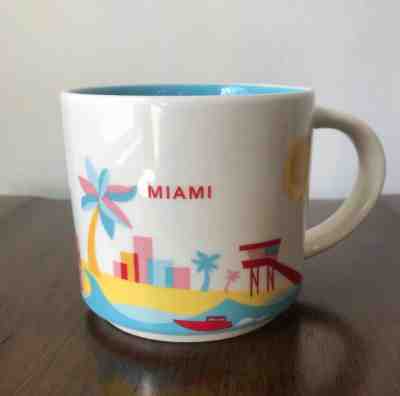 Starbucks You are Here Coffee Mug - Miami - Sold on eBay Feb, 19th 2019 for $11.00