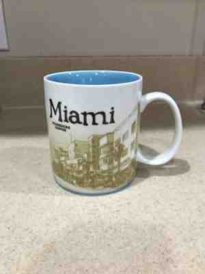 Starbucks Coffee MIAMI City Mug Collector Series 16 oz 2009 Java - Sold on eBay Feb, 18th 2019 for $20.00