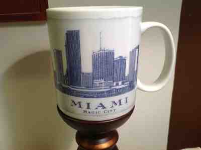 STARBUCKS 2007 MIAMI MAGIC CITY COFFEE MUG 18 OZ. - Sold on eBay Feb, 17th 2019 for $8.95