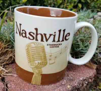 Starbucks Nashville Global Icon Series 16oz Mug 2012 Mid Century Microphone  - Sold on eBay Feb, 21st 2019 for $34.99