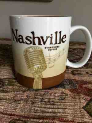 2011 STARBUCKS Nashville Collector's Edition Global Icon Series 16oz. Mug Cup - Sold on eBay Feb, 21st 2019 for $12.50