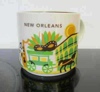 2015 Starbucks Coffee You Are Here Collection Mug New Orleans 14oz - Sold on eBay Feb, 20th 2019 for $14.95