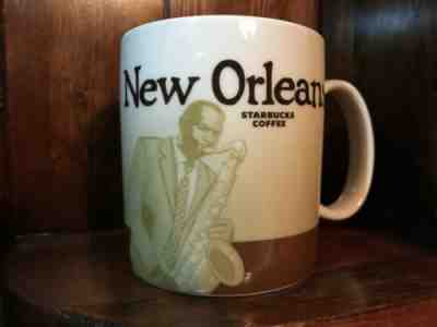 2012 Starbucks NEW ORLEANS Global Icon 16 oz Coffee Mug Cup CITY SERIES JAZZ - Sold on eBay Feb, 16th 2019 for $18.99