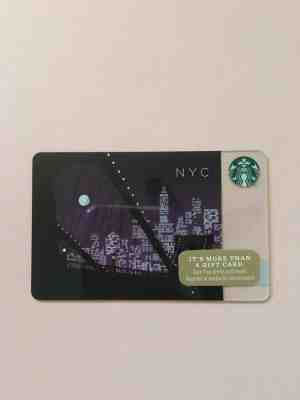 Starbucks Card - New Never Been Used “NYC” No $ Value Card - Sold on eBay Feb, 18th 2019 for $3.50