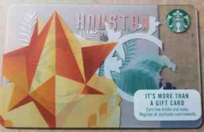 Rare Starbucks Card Houston/Orange County Misprint - Sold on eBay Nov, 27th 2018 for $15.00
