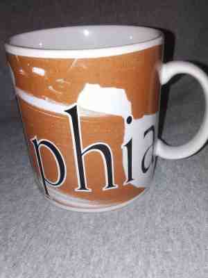 STARBUCKS COFFE  COLLECTOR SERIES CITY MUG PHILADELPHIA 1994  18 OZ - Sold on eBay Feb, 21st 2019 for $10.00