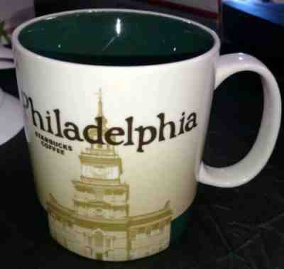 Philadelphia Starbucks Coffee Cup 2009 City Collector Series 16oz *  - Sold on eBay Feb, 19th 2019 for $9.99