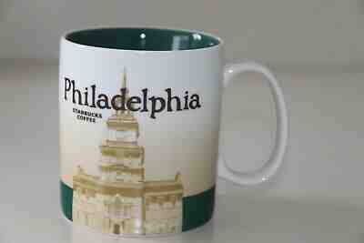 STARBUCKS 2009 GLOBAL ICONS MUG - PHILADELPHIA & ITS ICONIC INDEPENDENCE HALL  - Sold on eBay Feb, 17th 2019 for $14.00