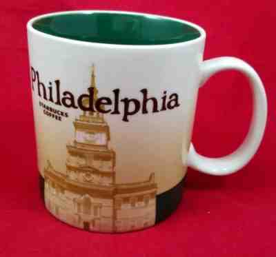 Philadelphia Starbucks Coffee Mug Cup Year 2009 City Collector Series 16 oz - Sold on eBay Feb, 17th 2019 for $14.99