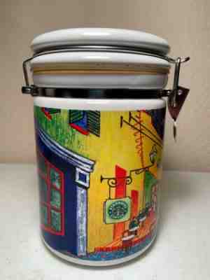 RARE Vintage Starbucks Farmer's Market First Store Coffee Canister Pike Place - Sold on eBay Feb, 18th 2019 for $25.00