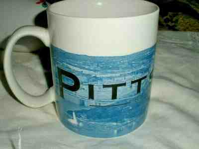 STARBUCKS BARISTA FIRST SERIES MUG STEEL CITY PITTSBURGH MUG 16 OZ.    - Sold on eBay Feb, 19th 2019 for $17.99