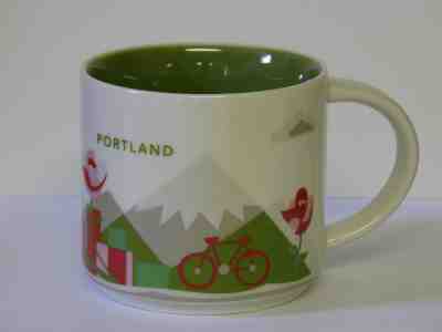 2015 Starbucks * YOU ARE HERE COLLECTION * Portland Collectible Mug Cup 14oz. - Sold on eBay Feb, 19th 2019 for $9.99
