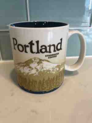 Starbucks Portland City Global Icon Mug 16oz 2012 Collector Series - Sold on eBay Feb, 19th 2019 for $24.51