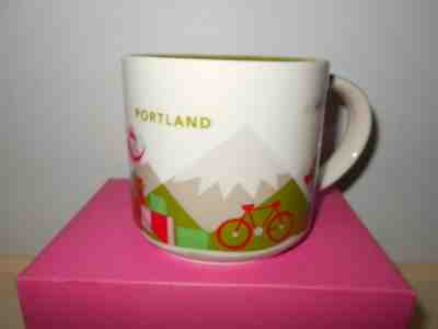 2015 STARBUCKS MINT! PORTLAND OREGON FIRST ISSUE YOU ARE HERE COFFEE MUG - Sold on eBay Feb, 17th 2019 for $19.99
