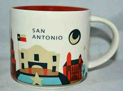 MINT Starbucks City Mug Cup You are here Series YAH San-Antonio, USA Seller!  - Sold on eBay Feb, 19th 2019 for $14.99
