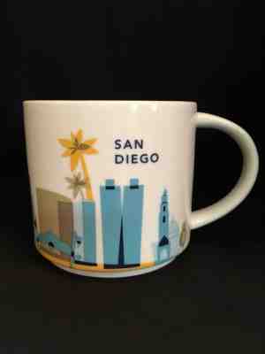 Starbucks You Are Here collection San Diego 2013 14 oz. - Sold on eBay Feb, 17th 2019 for $17.50