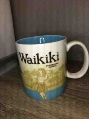 Starbucks Hawaii Waikiki Global Icon Collector Series Mug, 16 oz. 2010 - Sold on eBay Feb, 21st 2019 for $25.00