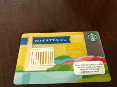 2012 Starbucks Coffee Washington DC Nations Capital City Series Gift Card - Sold on eBay Feb, 21st 2019 for $0.99