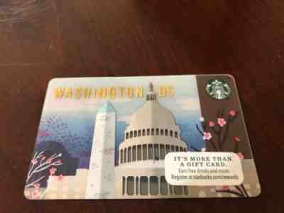 2015 2016 Starbucks Washington DC Nations Capital Cherry Blossoms City Gift Card - Sold on eBay Feb, 21st 2019 for $0.99