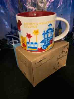 RARE RETIRED Disney World STARBUCKS Mug HOLLYWOOD STUDIOS You Are Here NWT & Box - Sold on eBay Feb, 18th 2019 for $39.00