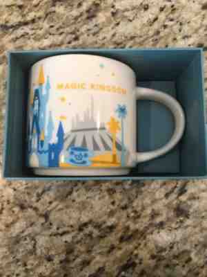 First Edition STARBUCKS Coffee Disney World Parks MAGIC KINGDOM You Are Here MUG - Sold on eBay Feb, 20th 2019 for $45.00