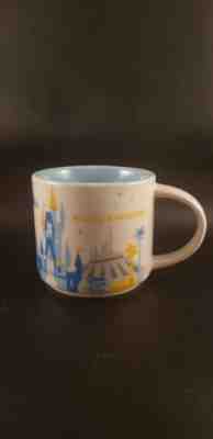 Starbucks Disney World Magic Kingdom 1ST Edition RETIRED Mug- You Are Here YAH - Sold on eBay Feb, 19th 2019 for $30.00