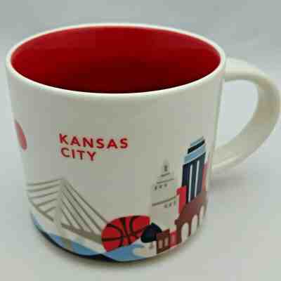 Starbucks You are Here Mug Kansas City 2014 14 oz Retired Coffee Tea Mug Collect - Sold on eBay Feb, 22nd 2019 for $13.00