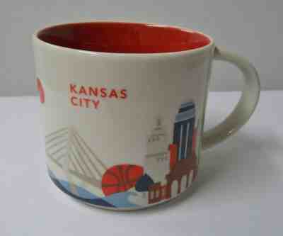 Starbucks Coffee 2015 Kansas City Mug You Are Here Collection 14 Oz - Sold on eBay Feb, 16th 2019 for $11.00