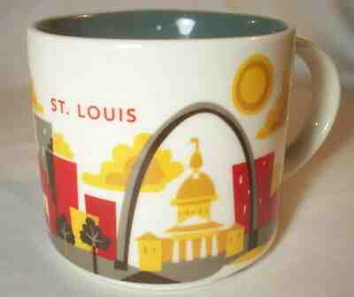 Starbucks Coffee Co.: You Are Here ST. LOUIS MISSOURI Mug 2013-2015:EXC: WOT: NR - Sold on eBay Feb, 17th 2019 for $8.99