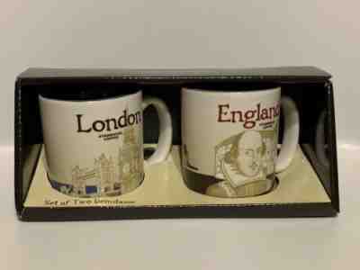 Starbucks London England Demitasse Mug Espresso Coffee Cups Set 3 oz NEW - Sold on eBay Feb, 15th 2019 for $32.90