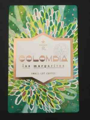 Starbucks Reserve Taster Tasting Card Columbia Las Margaritas - Sold on eBay Feb, 17th 2019 for $11.00
