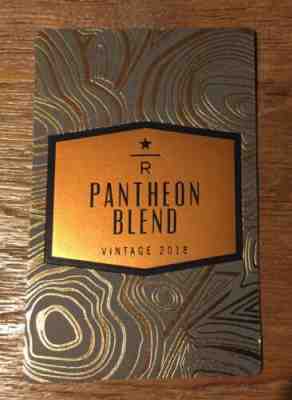 Starbucks Reserve NEW YORK Pantheon Blend 2018 Taster Card - Sold on eBay Jan, 12th 2019 for $5.99