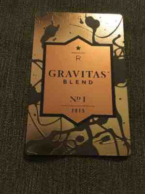 Starbucks Reserve Taster Tasting Card Gravitas No 1 2015 - Sold on eBay Feb, 3rd 2019 for $24.00