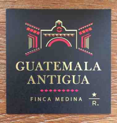 Starbucks Reserve Taster Card RARE 2012 Guatemala Antigua MEGA RARE! - Sold on eBay Feb, 16th 2019 for $29.95