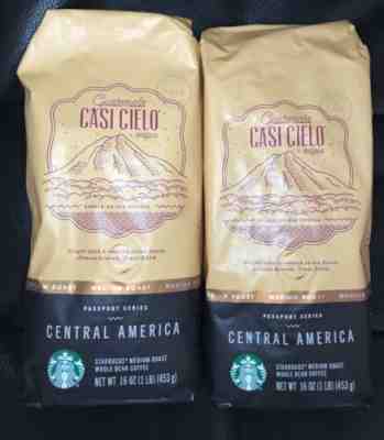 Starbucks Guatemala Casi Cielo  Whole Bean  Coffee Central America 2 Bags - Sold on eBay Feb, 15th 2019 for $34.00
