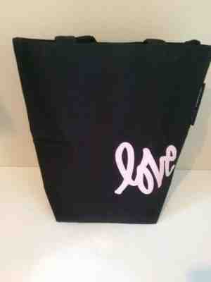 Cool New Starbucks Curtis Kulig Love Me Black and Pink Tote Bag Limited Edition - Sold on eBay Feb, 21st 2019 for $25.00