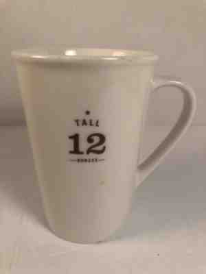 Starbucks 2010 White TALL 12 OZ Est 1971 Brown Letters Coffee Mug Cup - Sold on eBay Feb, 22nd 2019 for $18.88