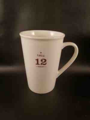 Starbucks2010 Est. 1971 Tall 12oz White Coffee Mug/Cup Brown Lettering  - Sold on eBay Feb, 22nd 2019 for $9.99