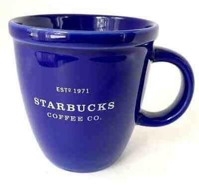 2001 Cobalt Blue Starbucks Coffee Co Est 1971 Abbey Barista Mug Cup 16oz - Sold on eBay Feb, 20th 2019 for $10.99