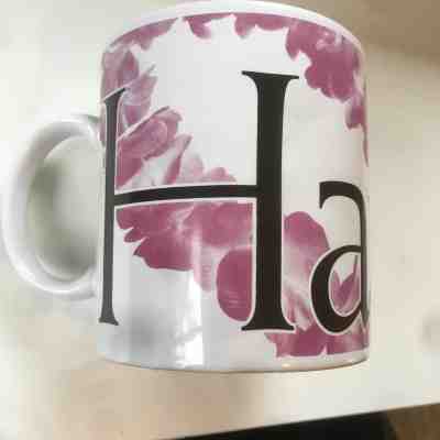 STARBUCKS Coffee CITY MUG Collector Series 1994 Original HAWAII Lei Flower 20 oz - Sold on eBay Feb, 16th 2019 for $24.88