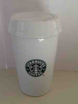 2000 STARBUCKS Mermaid Coffee Bean Canister Biscotti Cookie Jar  - Sold on eBay Feb, 15th 2019 for $15.00
